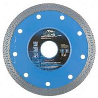 Диск алмазный 125мм Барс, сплошной 125х22,2 мм, тонкий, сухая/мокрая резка  картинка